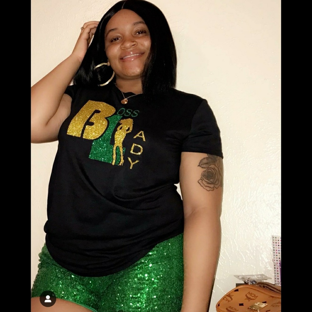 Boss Lady Glitter T-Shirt